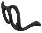 Inel pentru penis și testicule erecto cu stimulator de perineu din silicon
