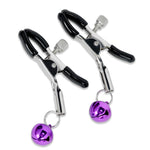 Cleme pentru mameloane cu pene reglabile exclusive Fetish seria B 17 7,5 cm