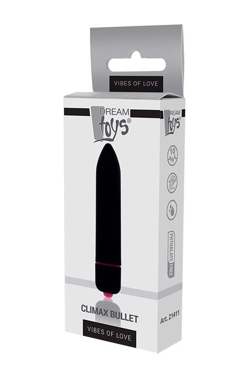 Vibrator Dream Toys Climax Bullet Mini cu 10 funcții, 85 cm