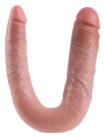 Dildo dublu King Cock Large Double Trouble din PVC, 43 cm