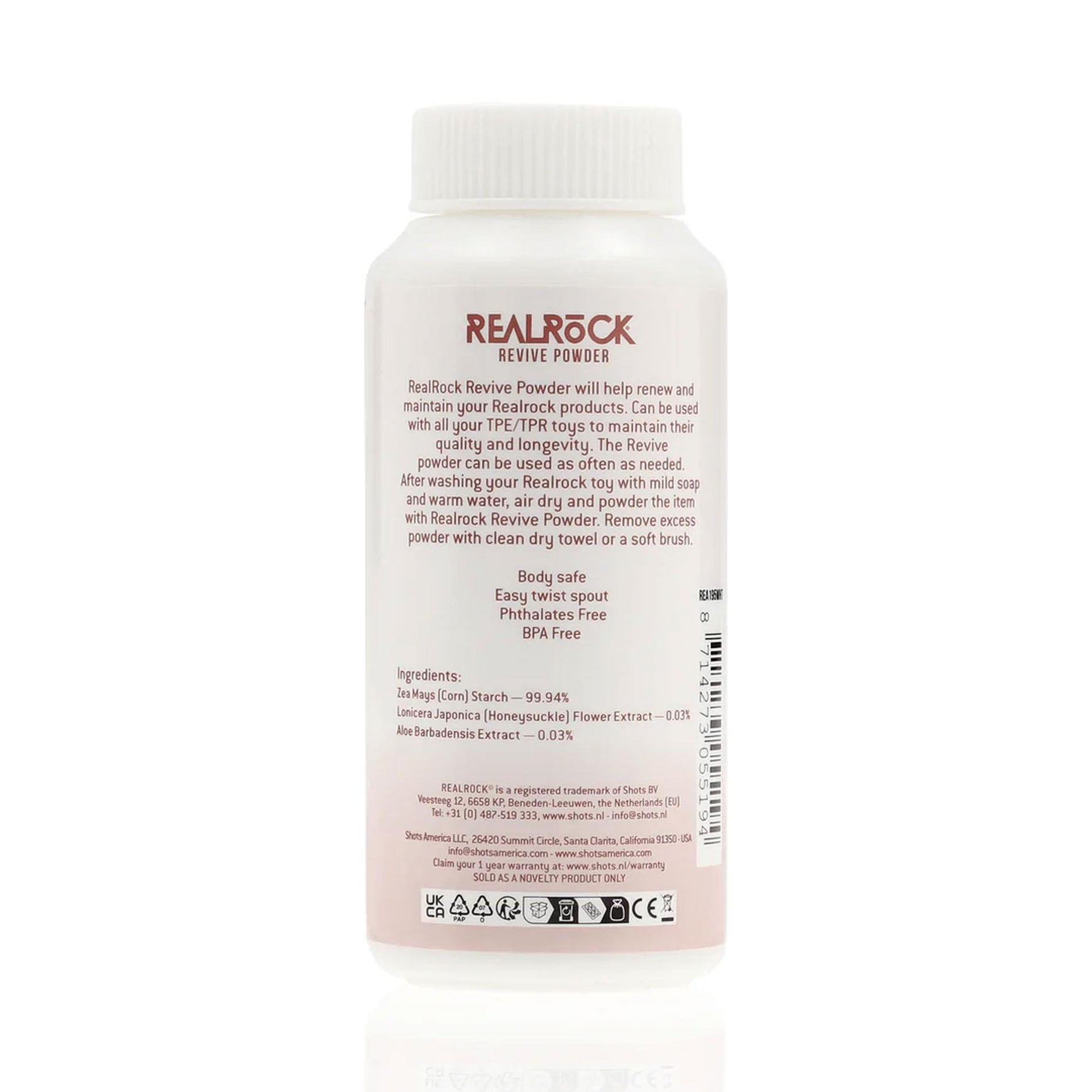 Pudră regeneratoare RealRock Revive pentru jucării TPE 60 g