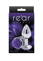 Dop anal din aluminiu NS Novelties, culoare violet, mic, 7,6 cm