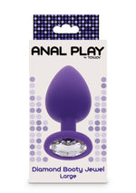 Plug anal Diamond Booty Jewel Crystal, violet, 9 cm