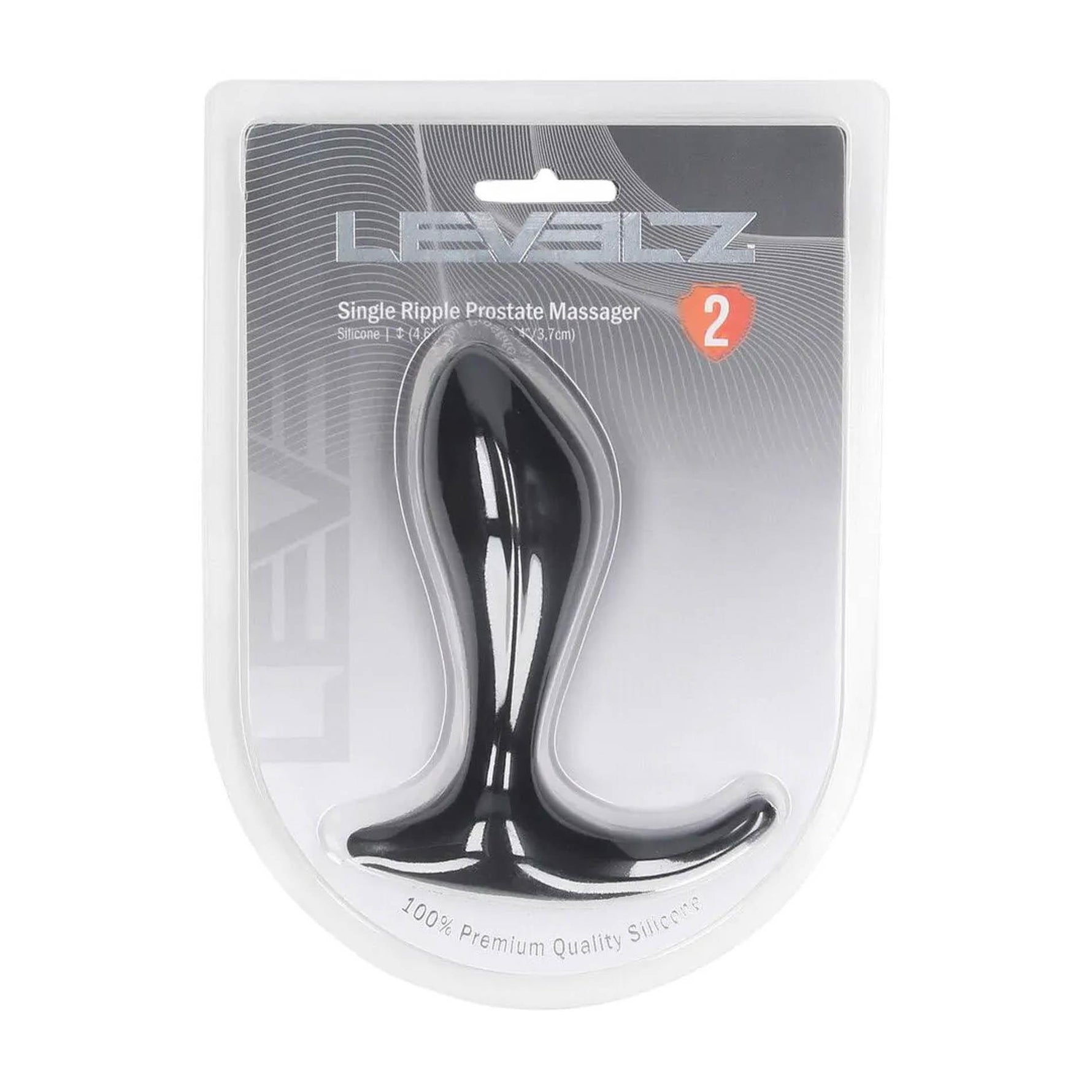 Levelz Level 2 Masaj Prostată Silicon Negru 11,8 cm