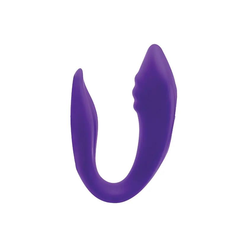 Vibrator Leto Fantasy din silicon cu telecomandă USB 8 cm