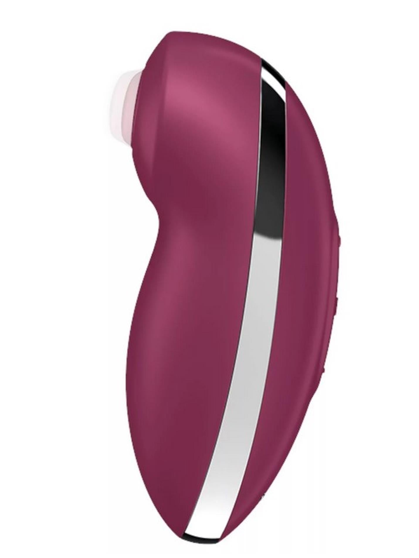 Stimulator clitoridian USB Satisfyer Tap Climax 2 Roșu