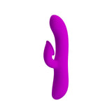 Vibrator USB Pretty Love Anthony Purple cu aspect de iepuraș