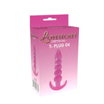 Plug anal Lovesecret T Plug 04 roz 12 cm