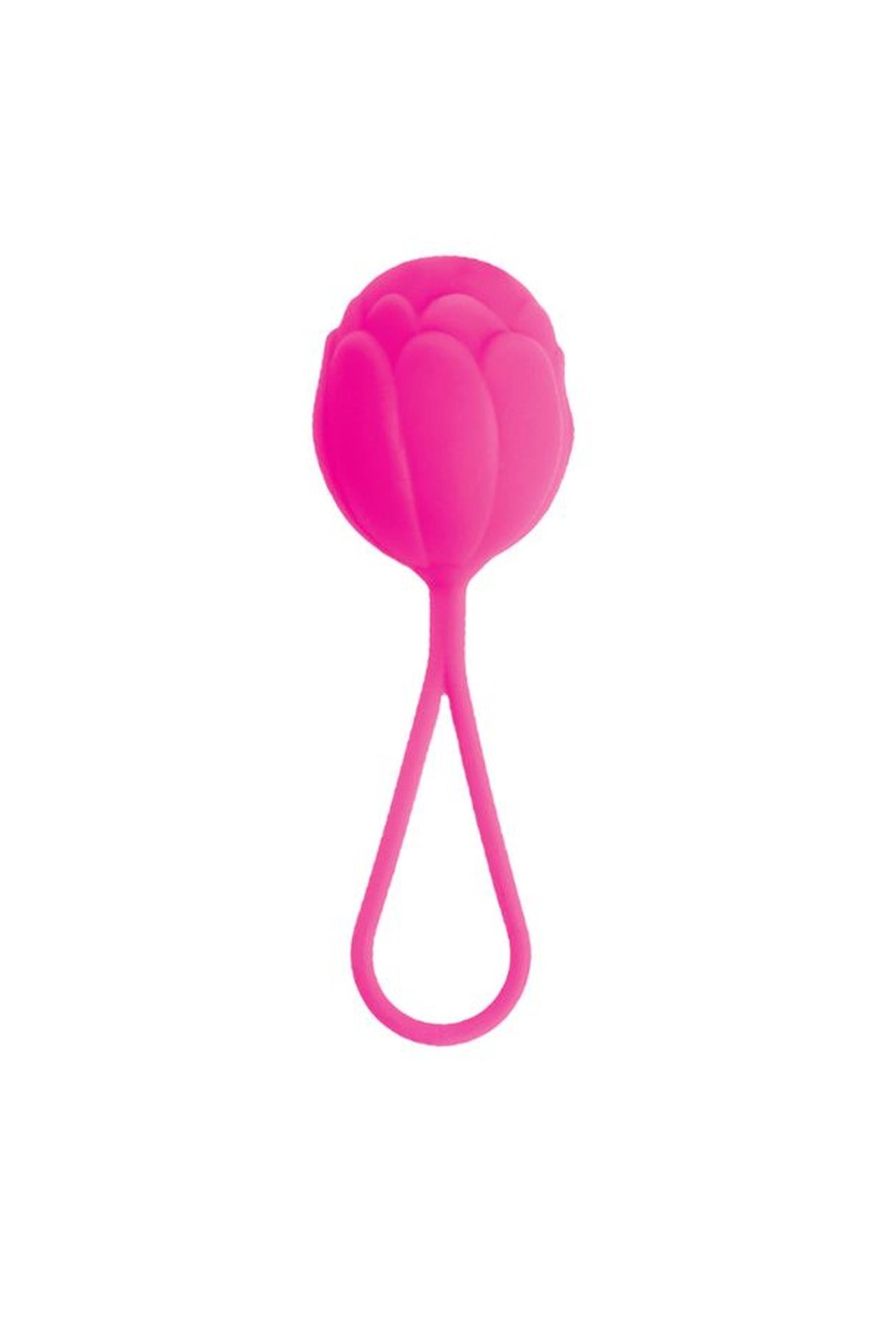 Bile vaginale din silicon A-Toys Rosi roz 3,5 cm