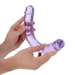 Dildo dublu realist RealRock transparent 34 cm