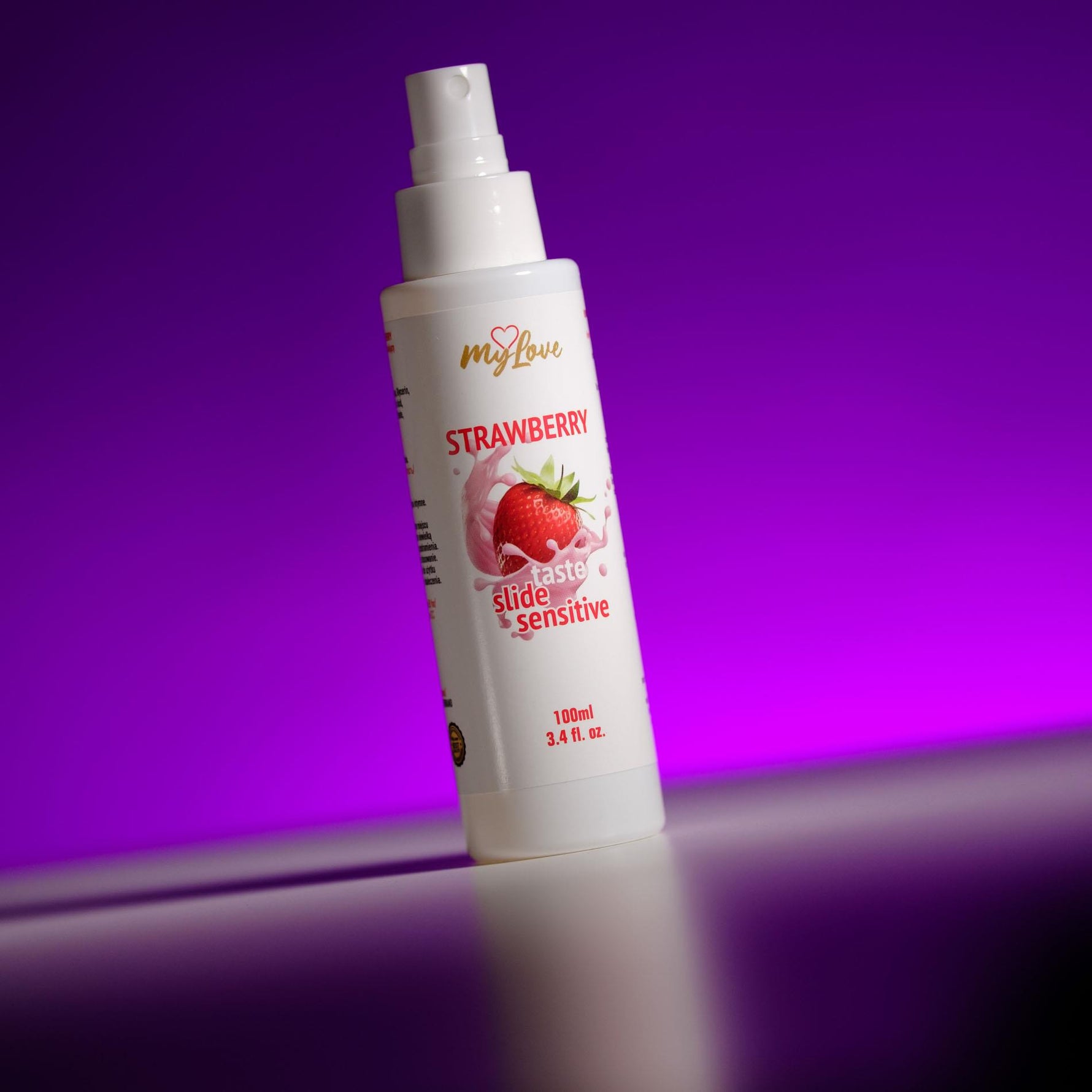 Gel intim MyLove Taste Slide Sensitive cu căpșuni 100 ml