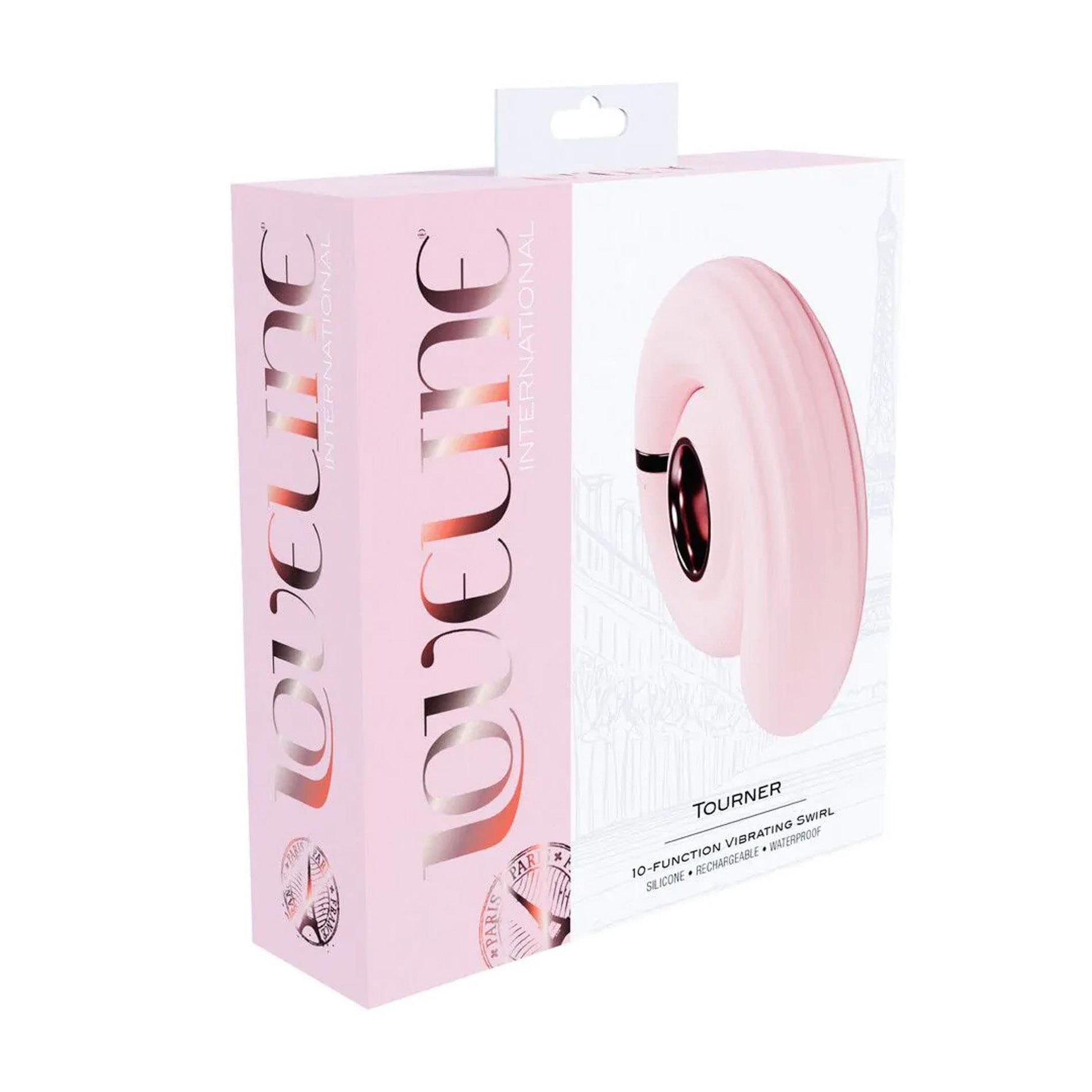 Vibrator rotativ Tourner Loveline roz 11,8 cm
