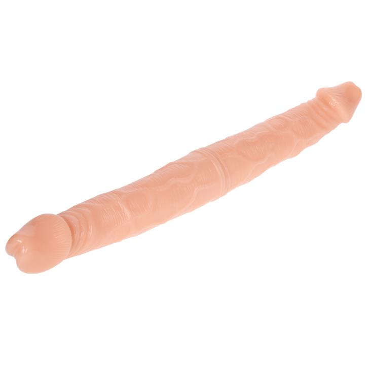 Dildo dublu Baile TPR Flesh 37 cm