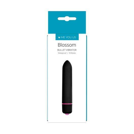 Vibrator Bullet Me You Us Blossom Negru 9,5 cm
