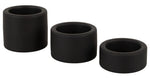 Set de inele testiculare din silicon Erecto, 3 bucăți