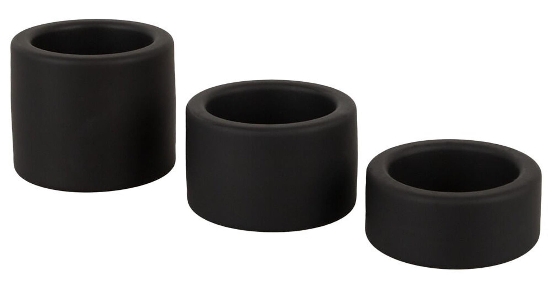 Set de inele testiculare din silicon Erecto, 3 bucăți
