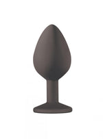 Plug-Anal Plug Emotions Cutie Mediu Negru cristal auriu