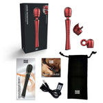 Man.wand Edgy Vibrator Masaj Silicon Roșu 30 cm
