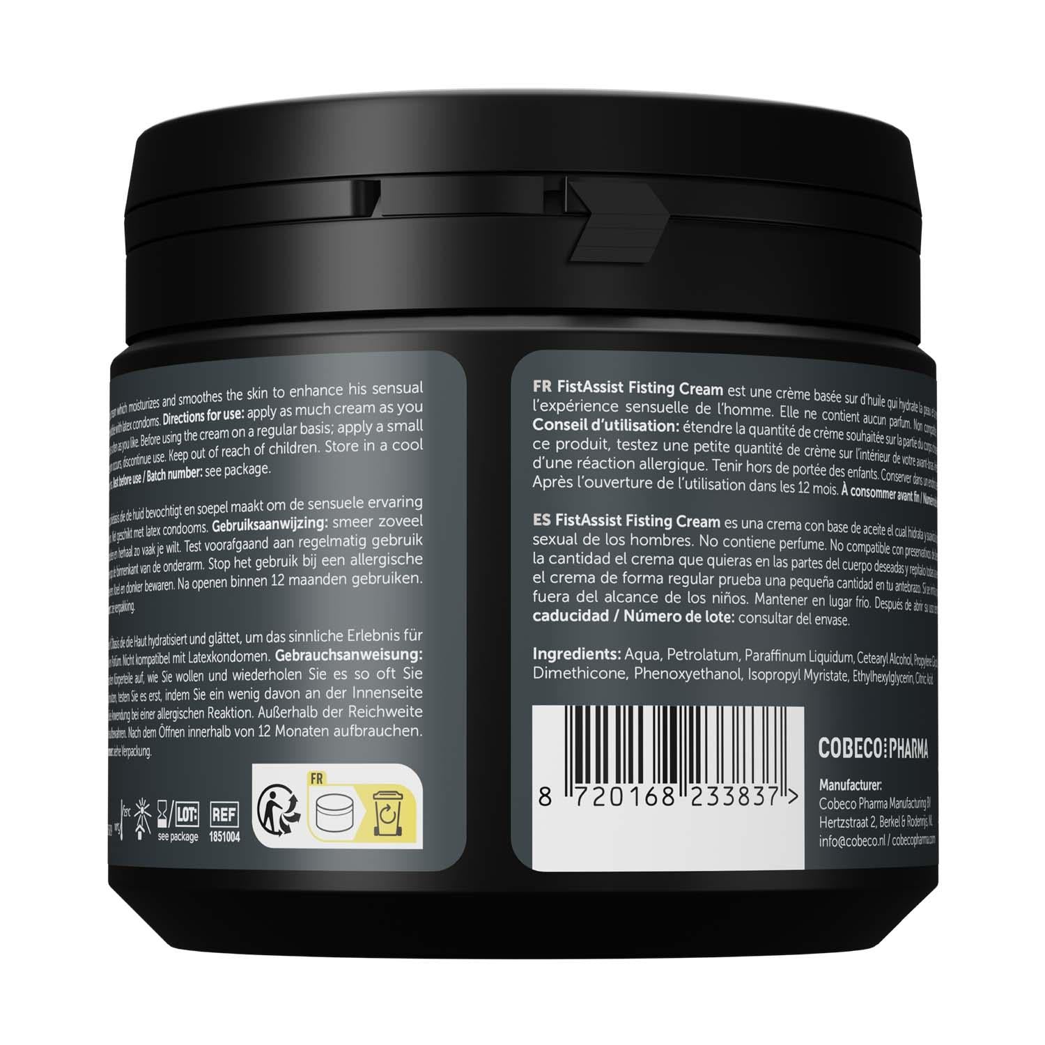 Cremă catifelată pentru fisting Cobeco Fist Assist 500ml