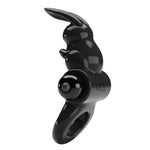 Inel Pretty Love Exciting Negru cu 10 Funcții