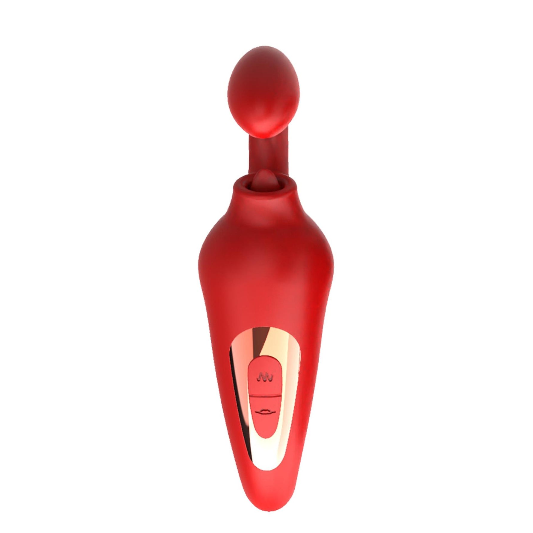 Stimulator clitoridian Merfi din silicon pentru lingerea limbii, 10 vibrații, USB