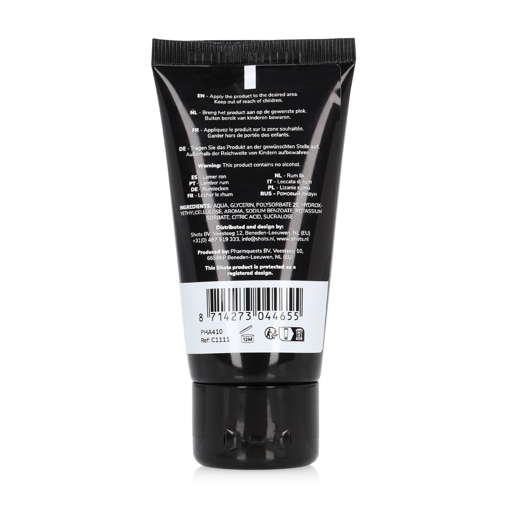 Gel de corp cu aromă de rom Pharmquests Licking Good 50 ml