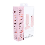 Plug anal vibrant Loveline Velvet cu telecomandă, roz, 9,8 cm