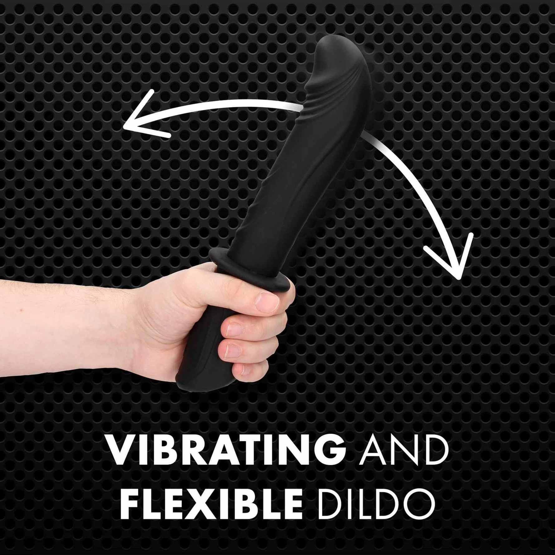 Vibrator pentru punctul G Ouch, portabil, din silicon, negru, USB