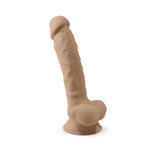 Dildo realist Silexd Model 1 din silicon, culoarea pielii, 20 cm