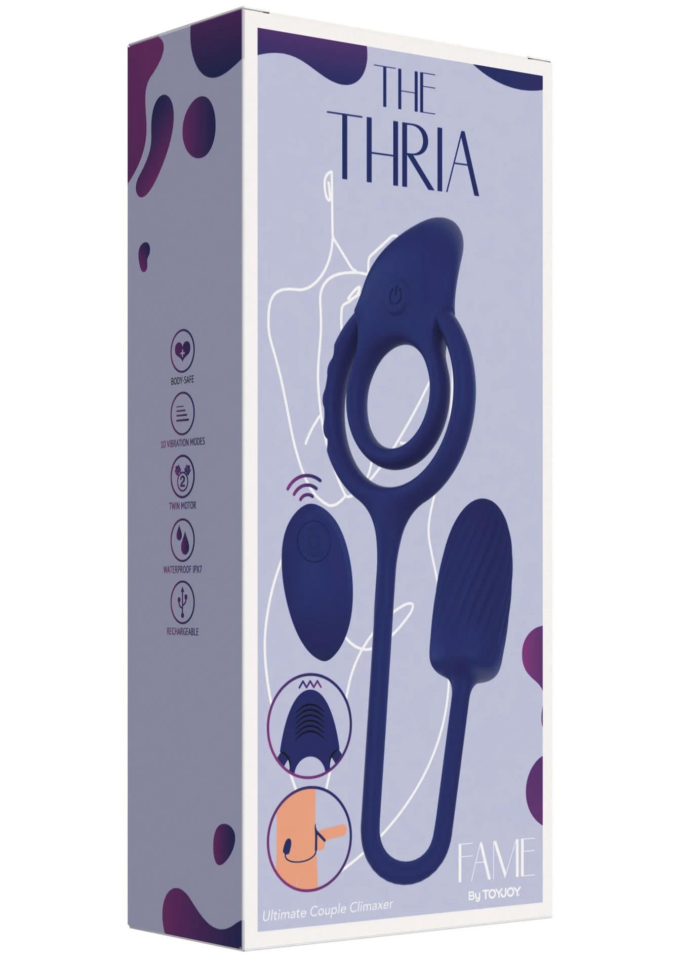 Inel vibrant Thria Ultimate Couple Climaxer ToyJoy 33 cm