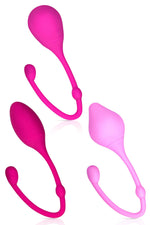 Set de 3 bile Geisha Yoba roz