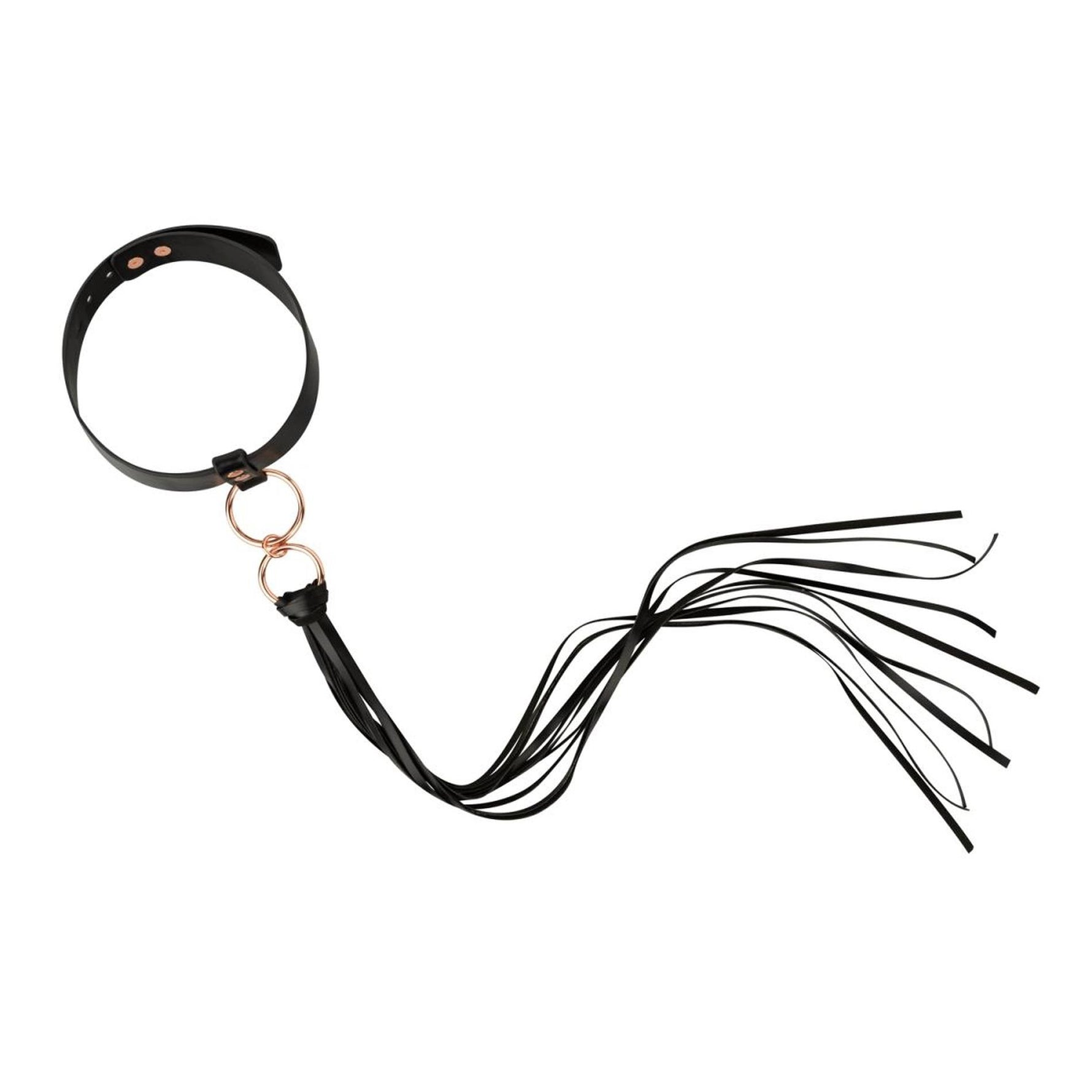 Zgardă Flogger Rosy Gold Neagră