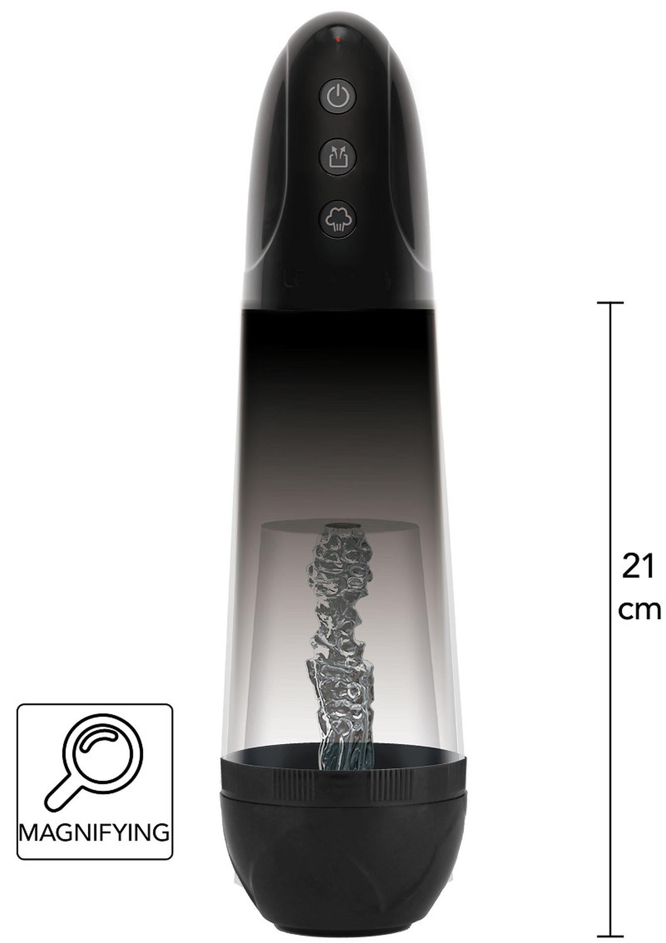 Pompă automată de mărire Fusion X Hidden Desire Neagră