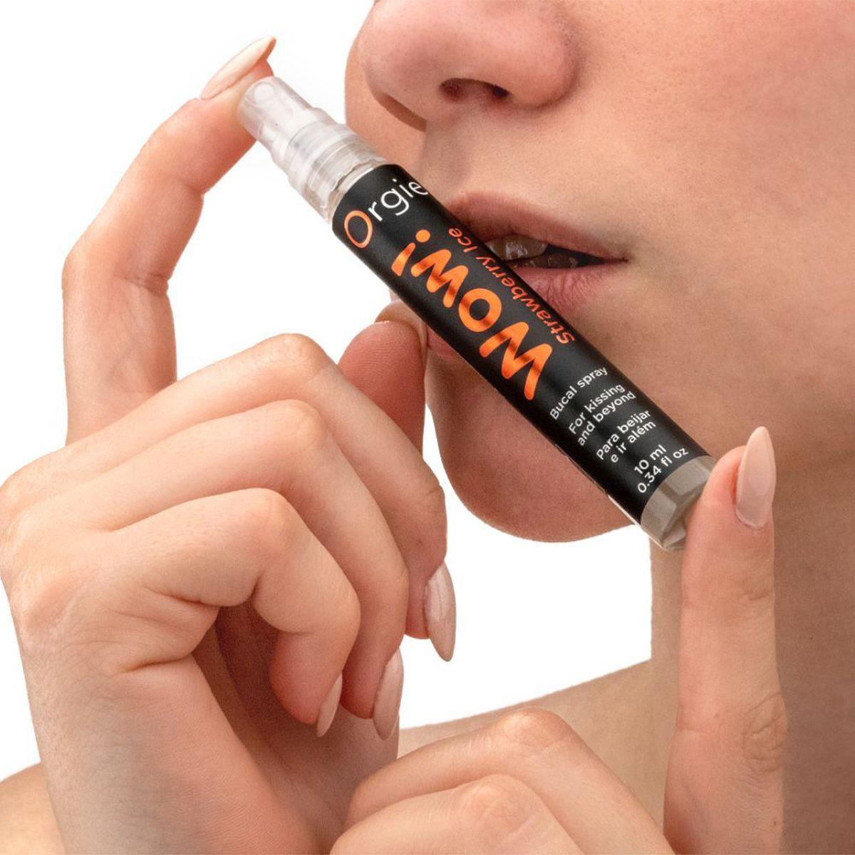 Spray stimulant răcoritor cu gheață de căpșuni Orgie 10ml