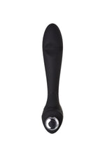 Masaj prostată Erotist din silicon negru 14 cm