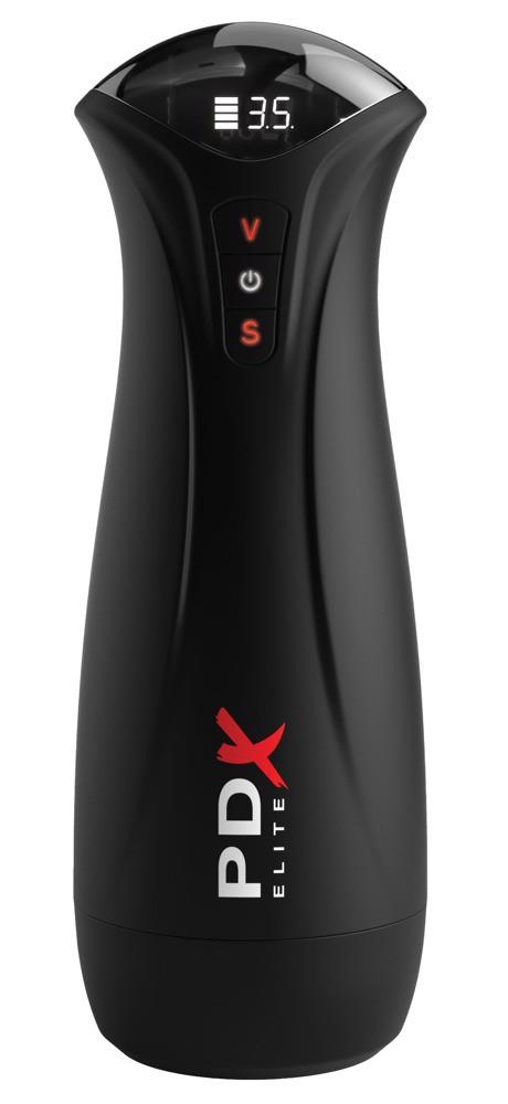Masturbator automat PDX Elite Fap Gasm Frosted USB 24 5 cm