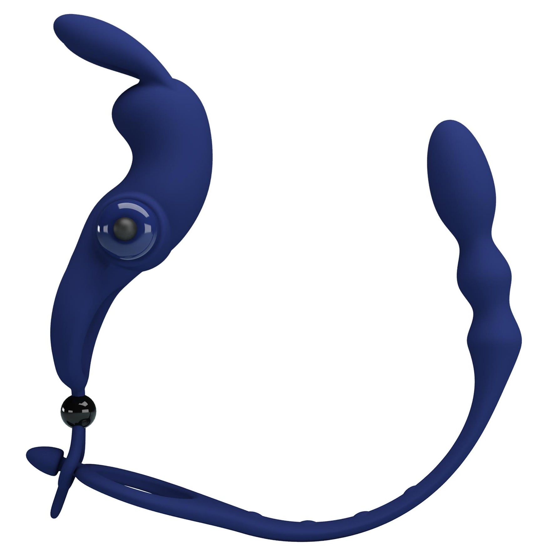 Inel vibrant pentru penis Pretty Love, silicon, impermeabil, cu 10 funcții