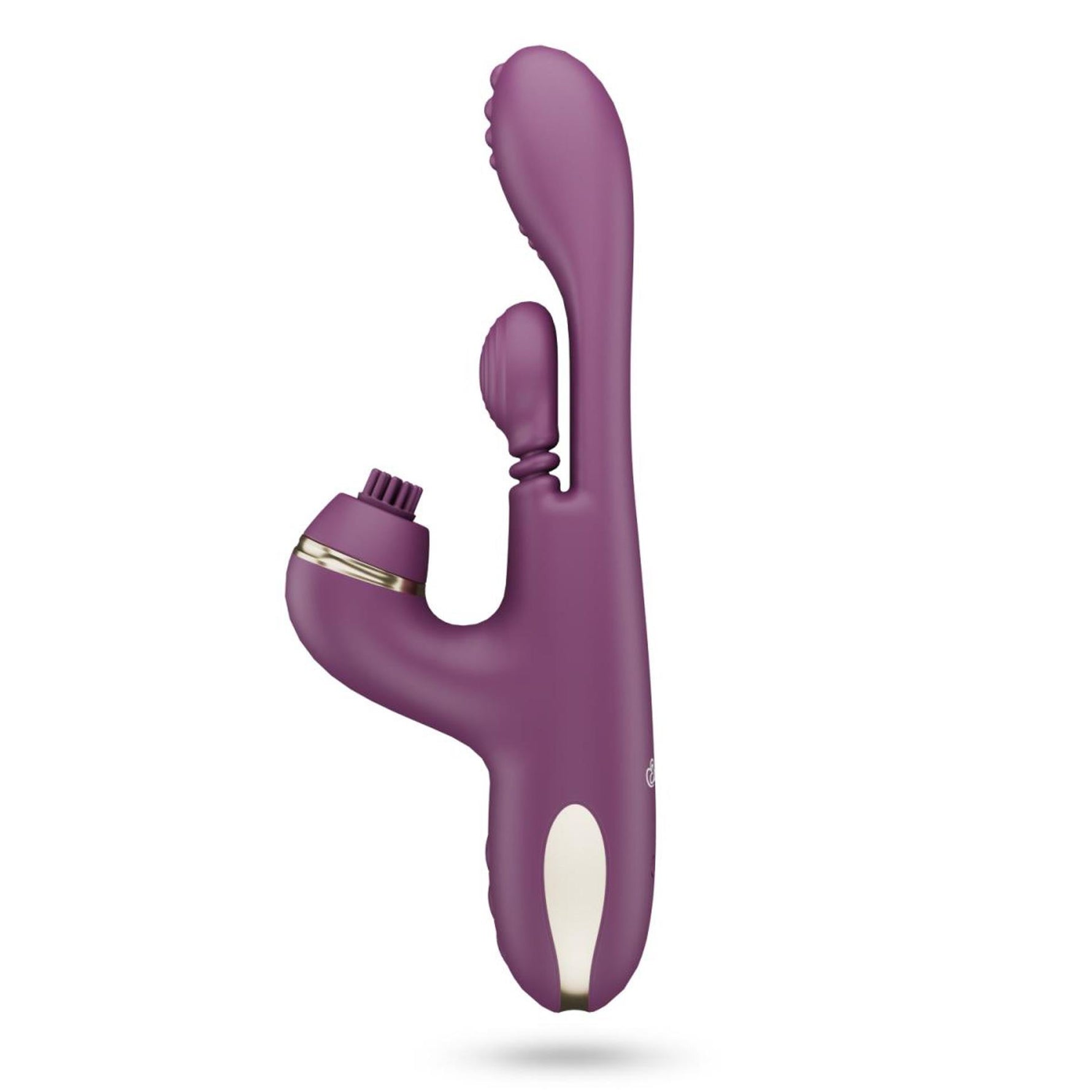 Vibrator Trio Tap EasyToys 3 în 1 cu aspect de iepuraș