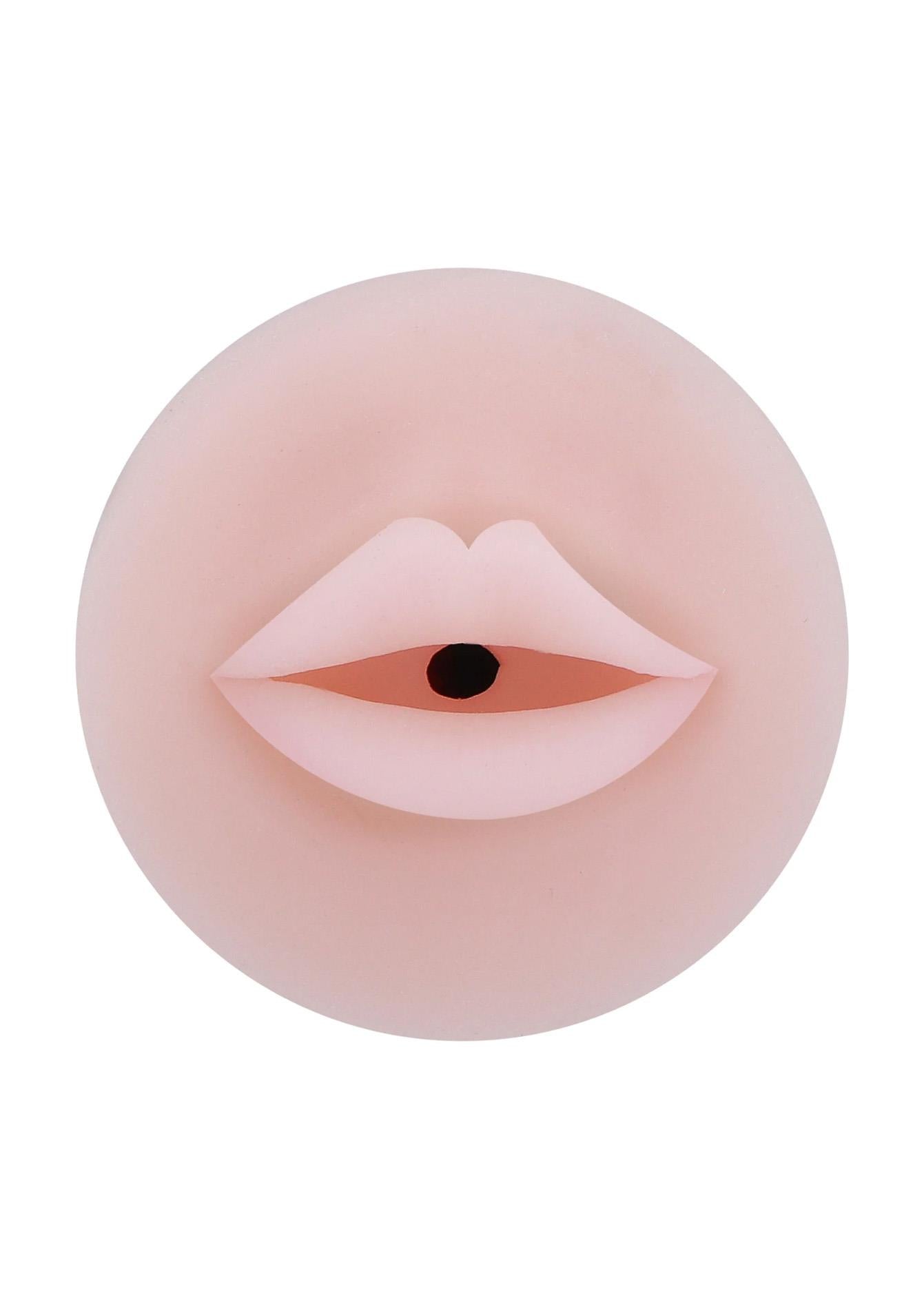 Masturbator cu gură vibratoare Hidden Desire, ușor, 18 cm