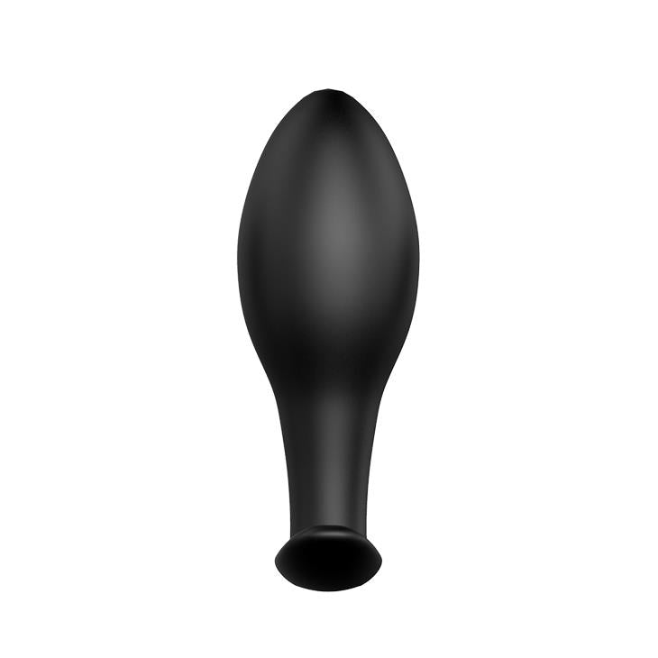 Dop anal vibrant Pretty Love din silicon, negru, 12 moduri, 8,5 cm