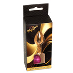 Dop anal din oțel cu diamant MyLove Toys, roz, 7 cm