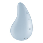 Vibrator Satisfyer Dew Drop Mini cu silicon albastru și USB