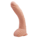 Dildo cu ventoasă Baile Beautiful Alex, culoarea pielii, 28 cm