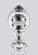 Dop anal din sticlă ToyJoy Brilliant Star, transparent, 9 cm