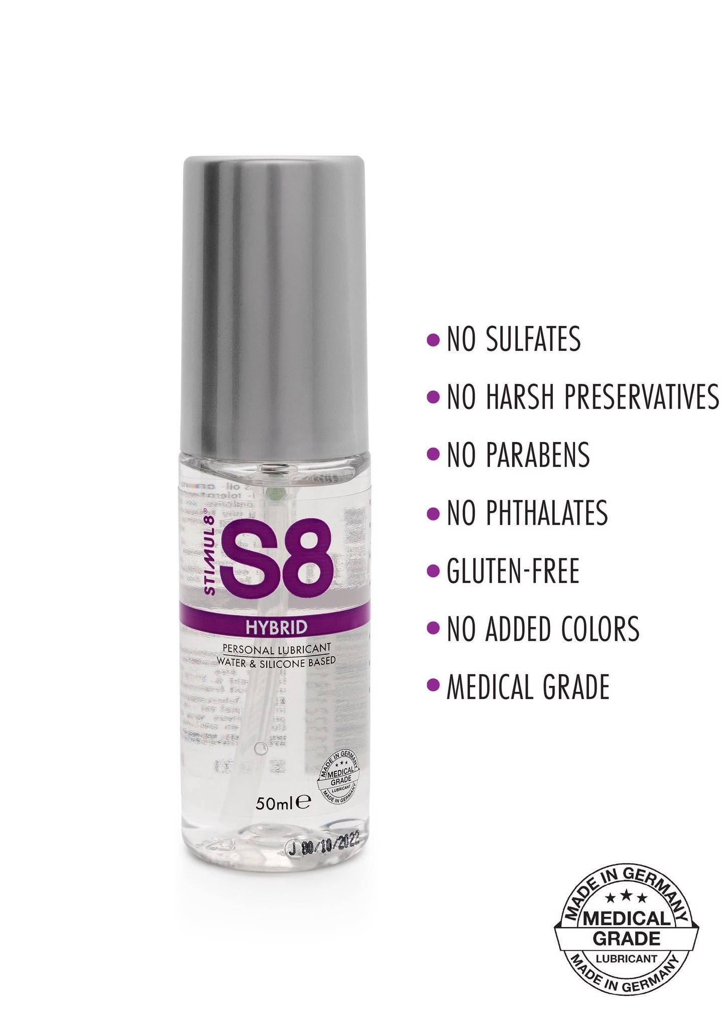 Lubrifiant natural hibrid S8 50 ml