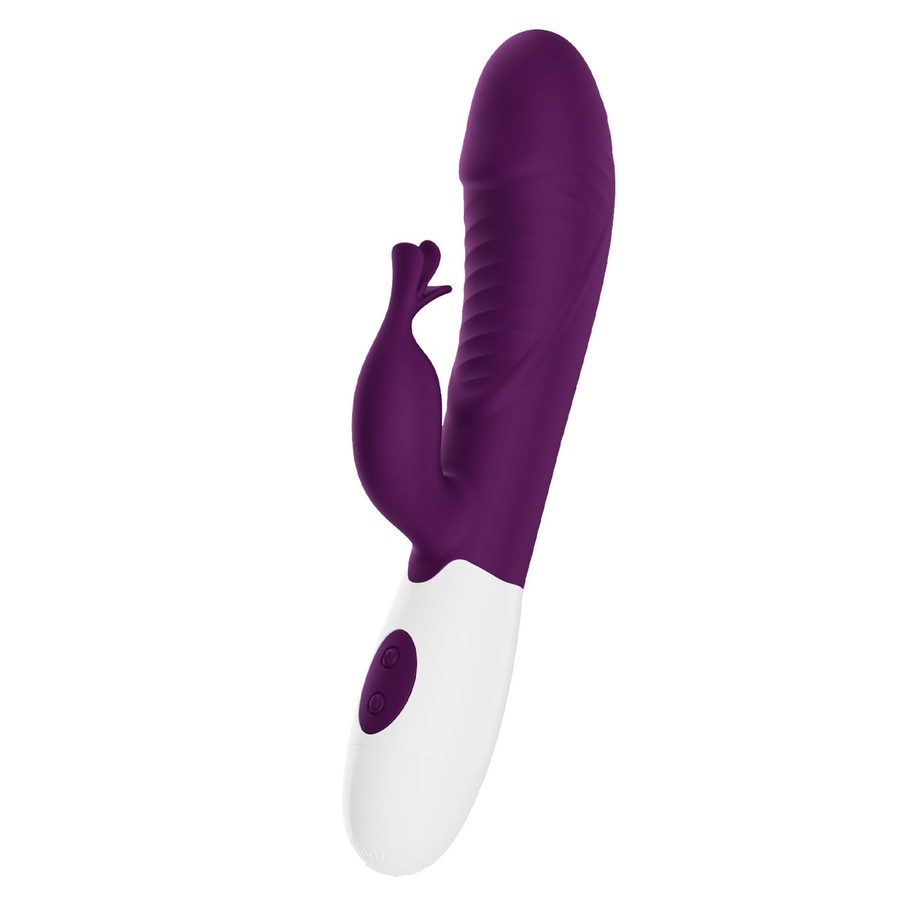 Vibrator Pretty Love din silicon cu model iepuraș, 30 de funcții, 19-8 cm