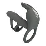 Inel vibrator Pretty Love Master din silicon, cu USB, 4 cm