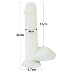 Dildo strălucitor din silicon Lovetoy Lumino Play 20 cm