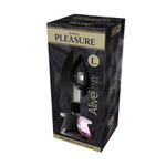 Plug anal metalic Alive roz L 9 cm