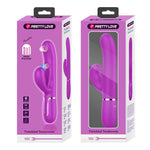 Vibrator USB din silicon Pretty Love Twinkled Tenderness cu aspect de iepuraș